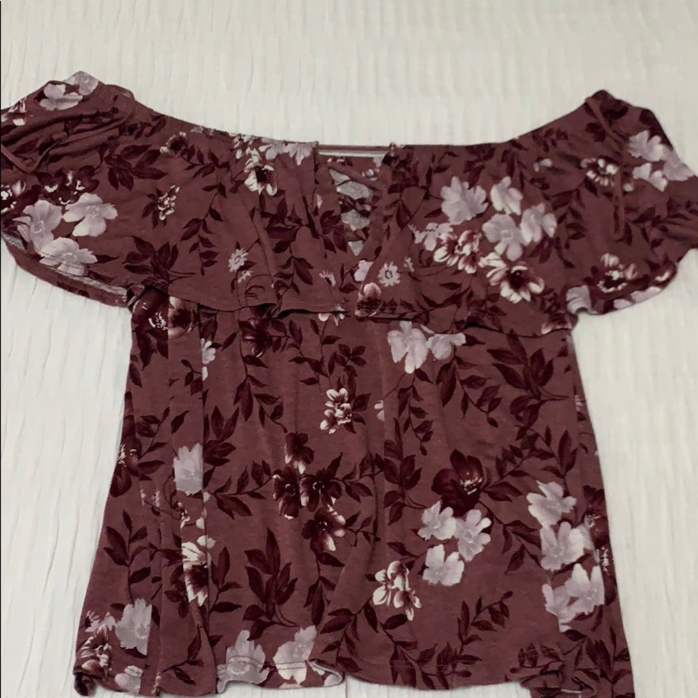 American Eagle off the shoulder top